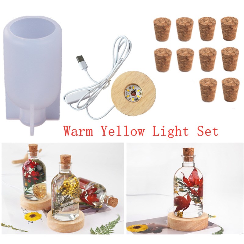 Silicone Epoxy Resin Molds Set - Moule en silicone pour lampe de