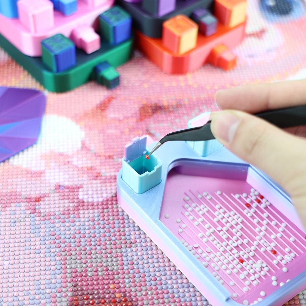 Painting Supplies - Plateau de rangement multicolore pour peinture