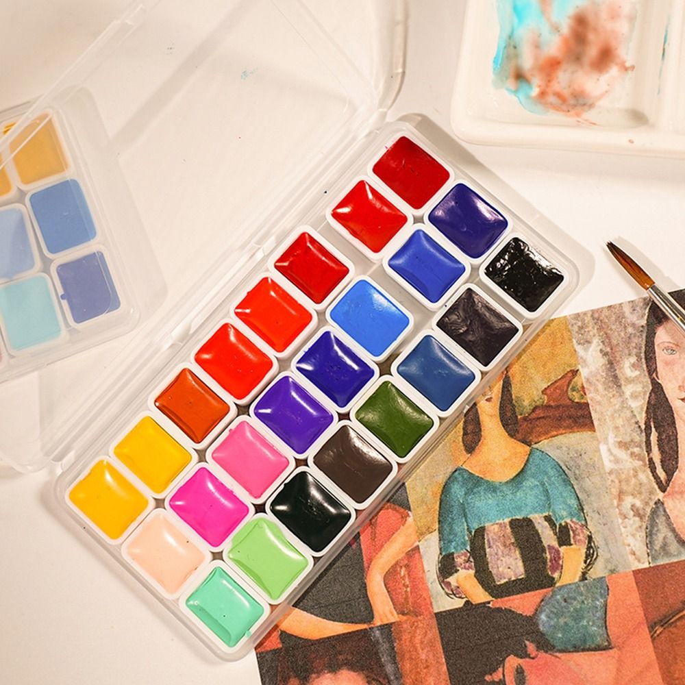 Ensemble de peintures à l'aqua - Watercolor Paint Set Solid Pigment avis et prix