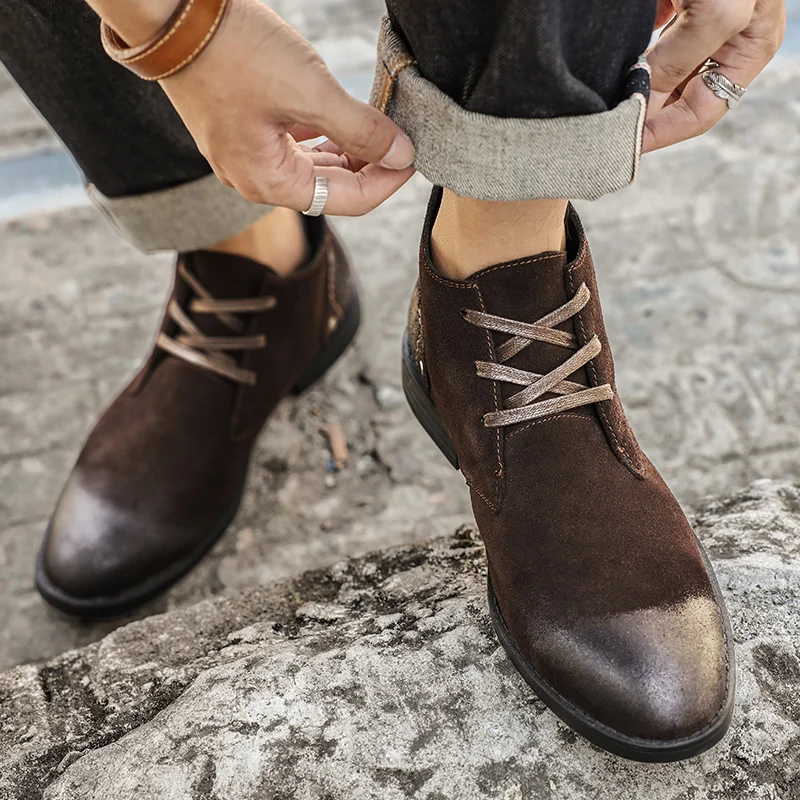 Bottines en daim de vache fait - Craft Tools avis et prix