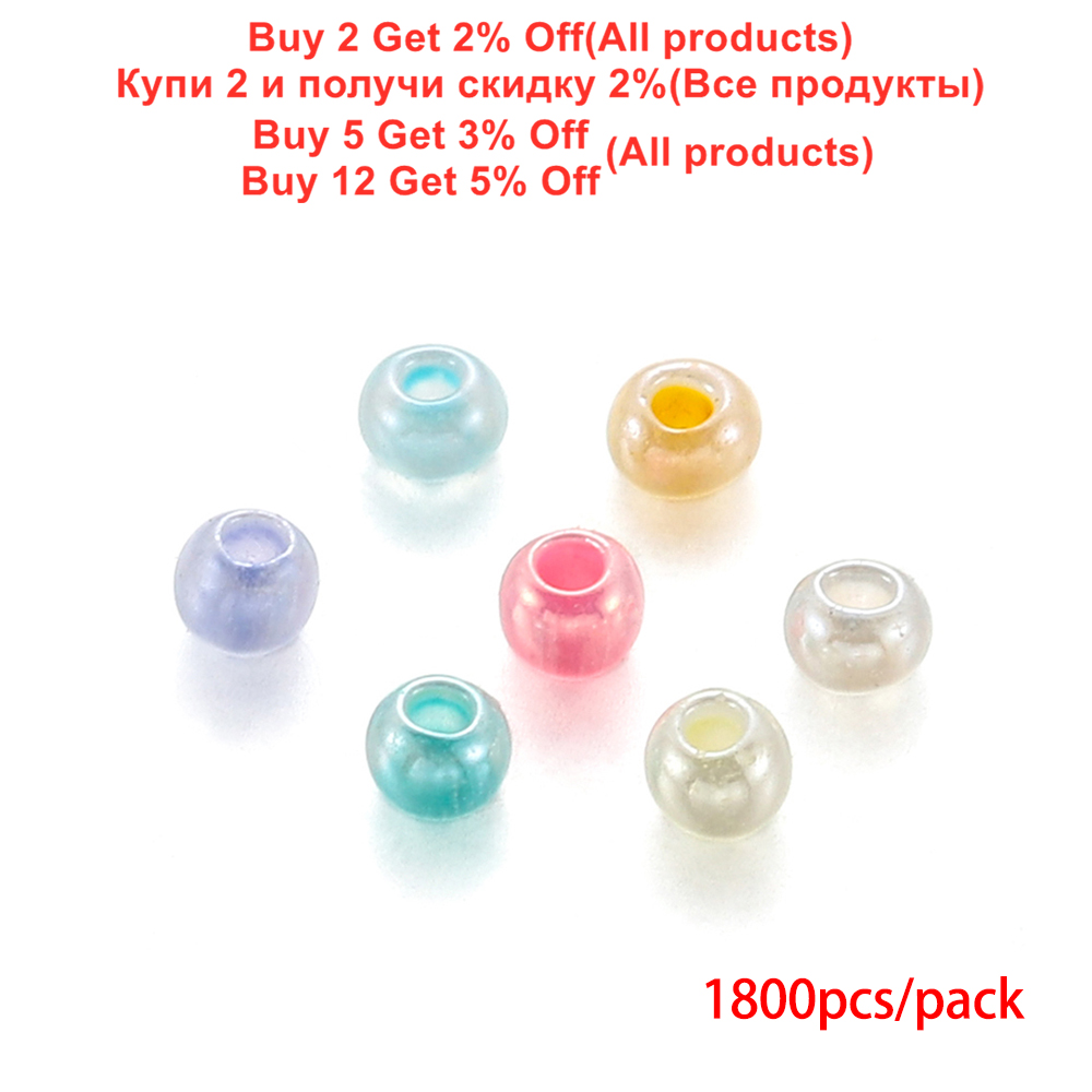1000/1800 pièces 2mm couleur b - Glass Seed Beads 2Mm Jewelry Making avis et prix