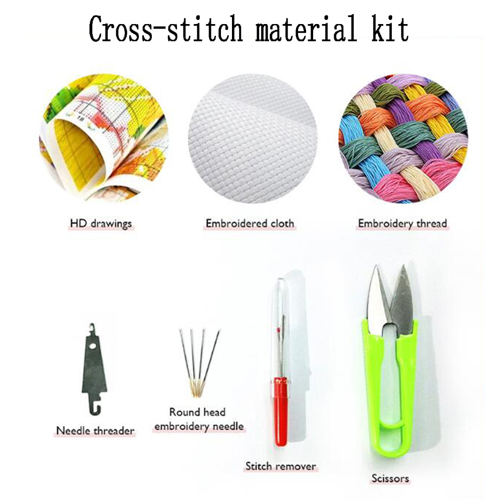 Kit de broderie au point de cr - Cotton Embroidery Thread Skeins avis et prix