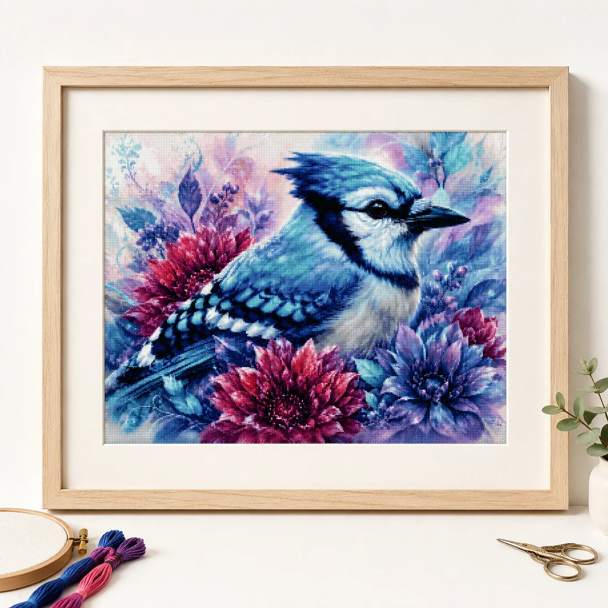 [ZZ8680-Gazelle bleue] |   Kit - Cross Stitch Stamped Kits Beginners avis et prix