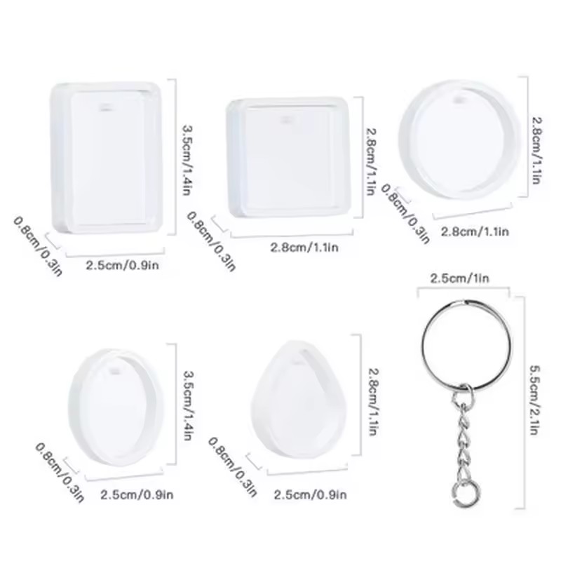 Kit de 20 moules en silicone p - Silicone Epoxy Resin Molds Set avis et prix